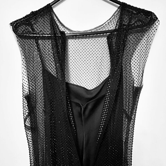 Philosophy Di Lorenzo Serafini Rhinestone-embellished Midi Dress, size S - Picture 7 of 9